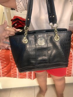 Black handbag