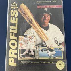 Frank Thomas, 1992 Icon Sports Profiles Premiere Collectors Edition, C.O.A. # 009215