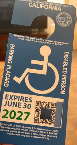 Parking placard applications