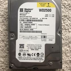 WD2500JD-00FYB0 - Western Digital 250GB 7200 RPM SATA 3.5" Internal HDD