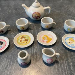 Disney Princess Mini Tea Set Ceramic Porcelain 