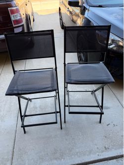 Outdoor folding bar chair