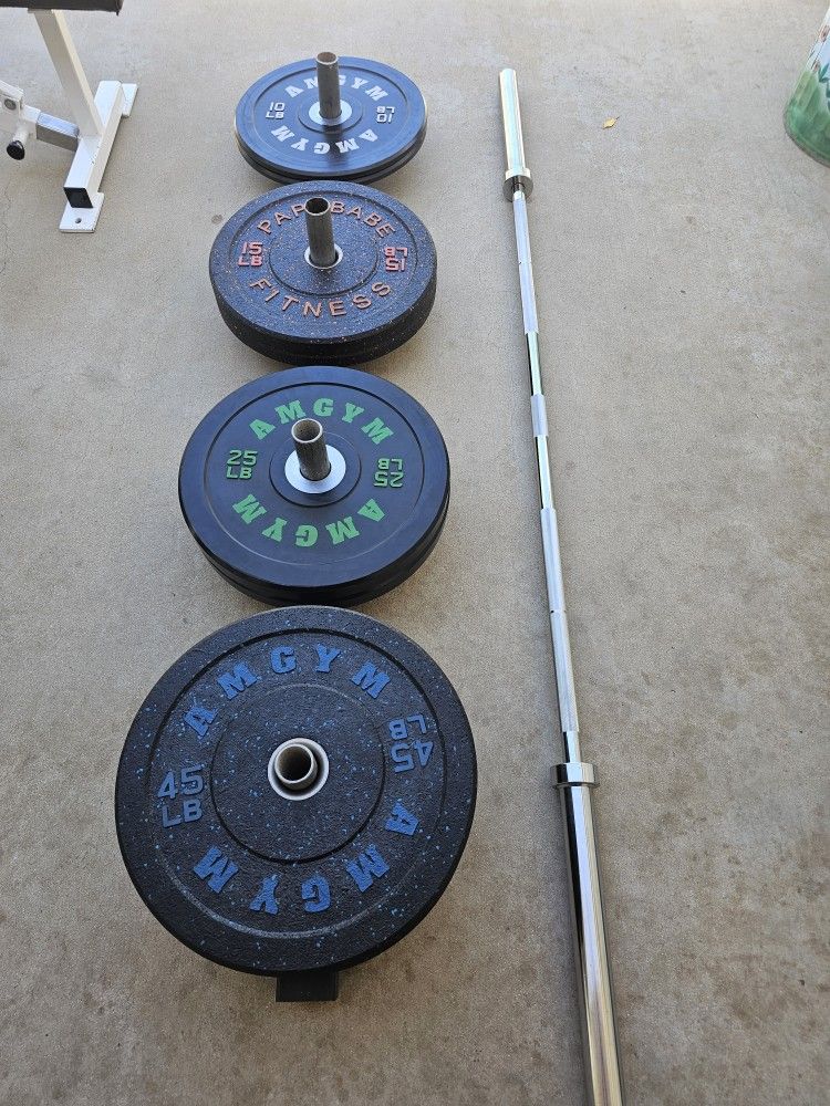 Weights, Bar And Storage Rack 