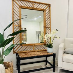 Vintage MCM Bamboo Mirrors $250 EACH 