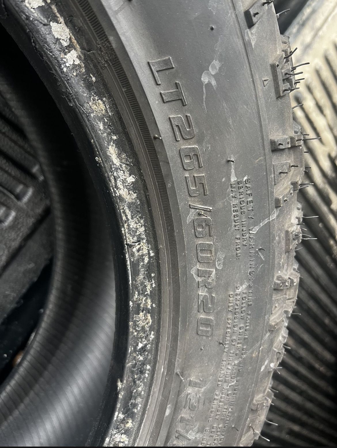 265/60/20 Tires (Set Of 4)