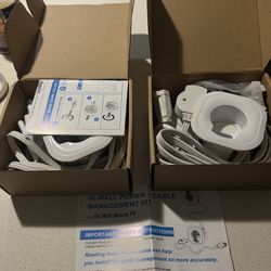 In-wall cable Management Kit - For Wall Mount TV