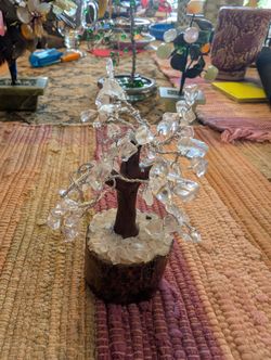 Handmade Quartz Crystal Bonsai Tree