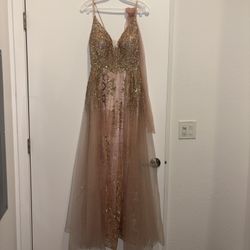 Pink Formal Dress Size M