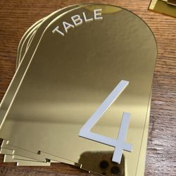 Table Numbers 