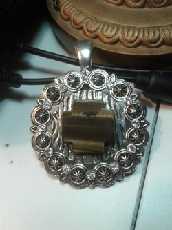 Natural tiger eye enhancer pendant