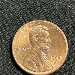 1984- D Abraham Lincoln Penny/ Coin 