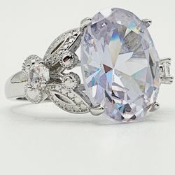 Deals Super Large Oval Zircon Diamond Vintage Beautiful Ring for Women, L240