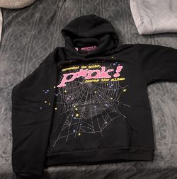 Black “Pink” Spider Hoodie