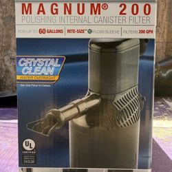 Internal Aquarium Filter