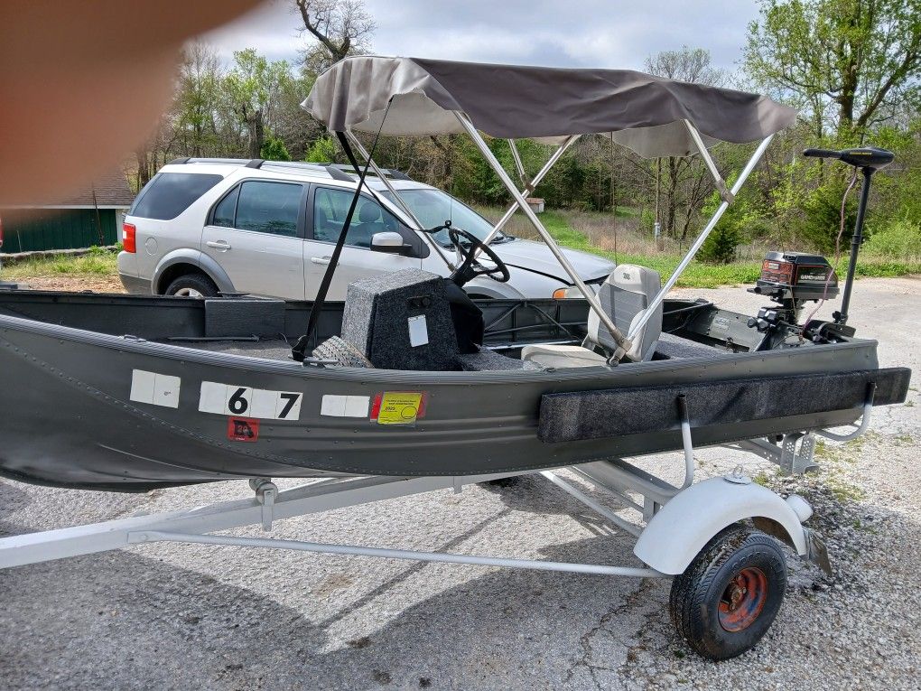 16ft Alum Fishing Boat
