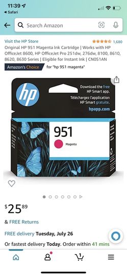 HP 951 Printer ink Cartridges *NEW*