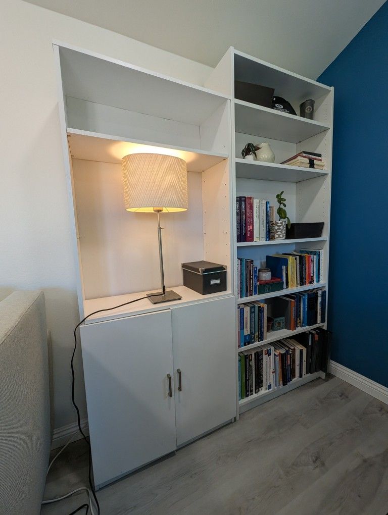 White IKEA Billy Bookcase