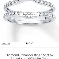 1/2ct Diamond Enhancer Ring And Diamond Band