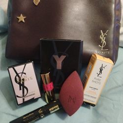 YSL MAKEUP BAG And Makeup Products 