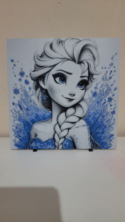 New 8" inch 3D Elsa Frozen Wall Art