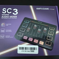 Ampligame SC3 Gaming Audio Mixer