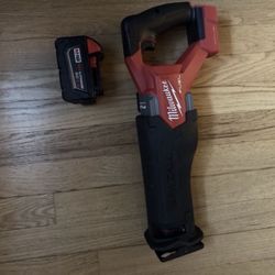 Milwaukee M18 2821 Cordless Sawzall Reciprocating Saw With Battery 