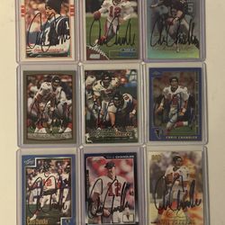 Autographed Chris Chandler Cards