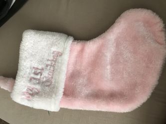 Baby girl 1st stocking