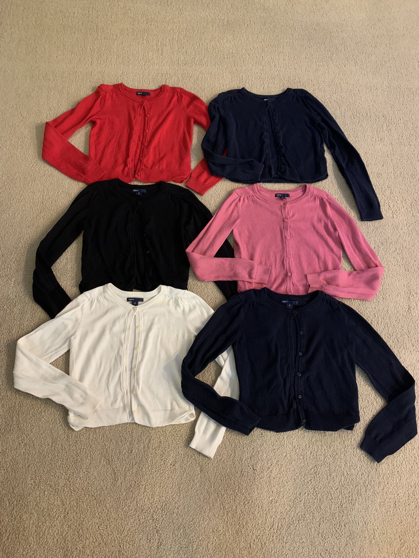 Gap Kids Girls Cardigan Sweaters Size M (8)