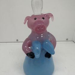 Unique Vintage Pig Perfume Bottles Signed By Artist Christopher Belleau