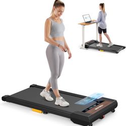 Walking Pad Treadmill Under Desk -Portable Walking Treadmills for Home/Office with 265LBS Weight Capacity & Bluetooth Speaker