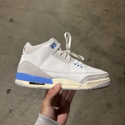 Air Jordan 3 'Lucky Shorts' Blue White 5.5Y