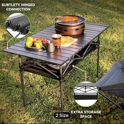 Brand new aluminum folding camping table