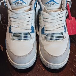 Jordan 4 Retro Military Blue 2012 Mens Size 10 No Box Pre Owned