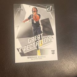 Stephon Castle Rookie 2024-25 Donruss Great Expectations #1