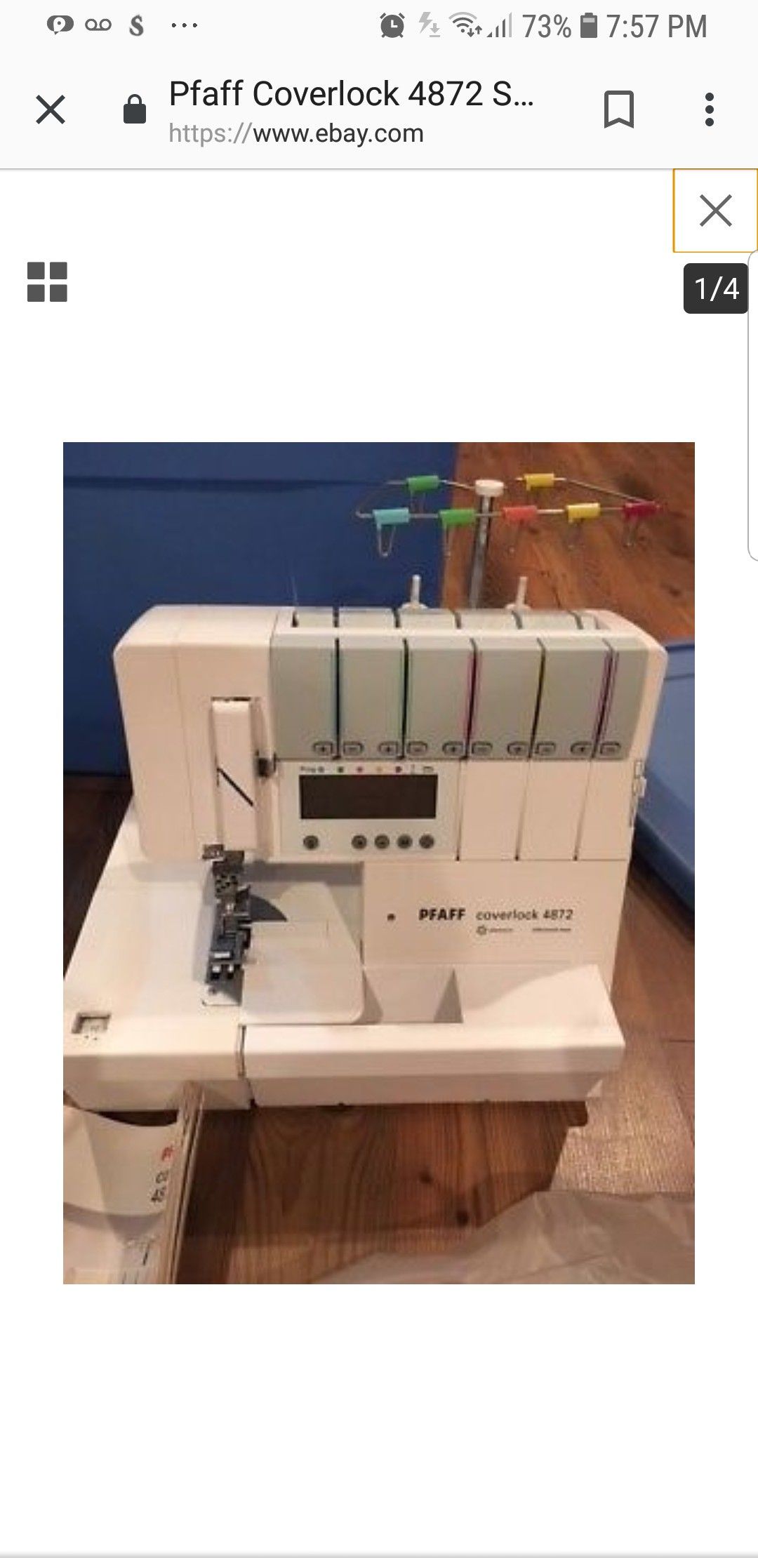 Pfaff Coverlock 4872 Sewing Machine for Sale in Auburn, WA OfferUp