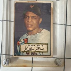 1952 Topps Willie Mays #261 baseball card, New York Giants version. Open To Offers