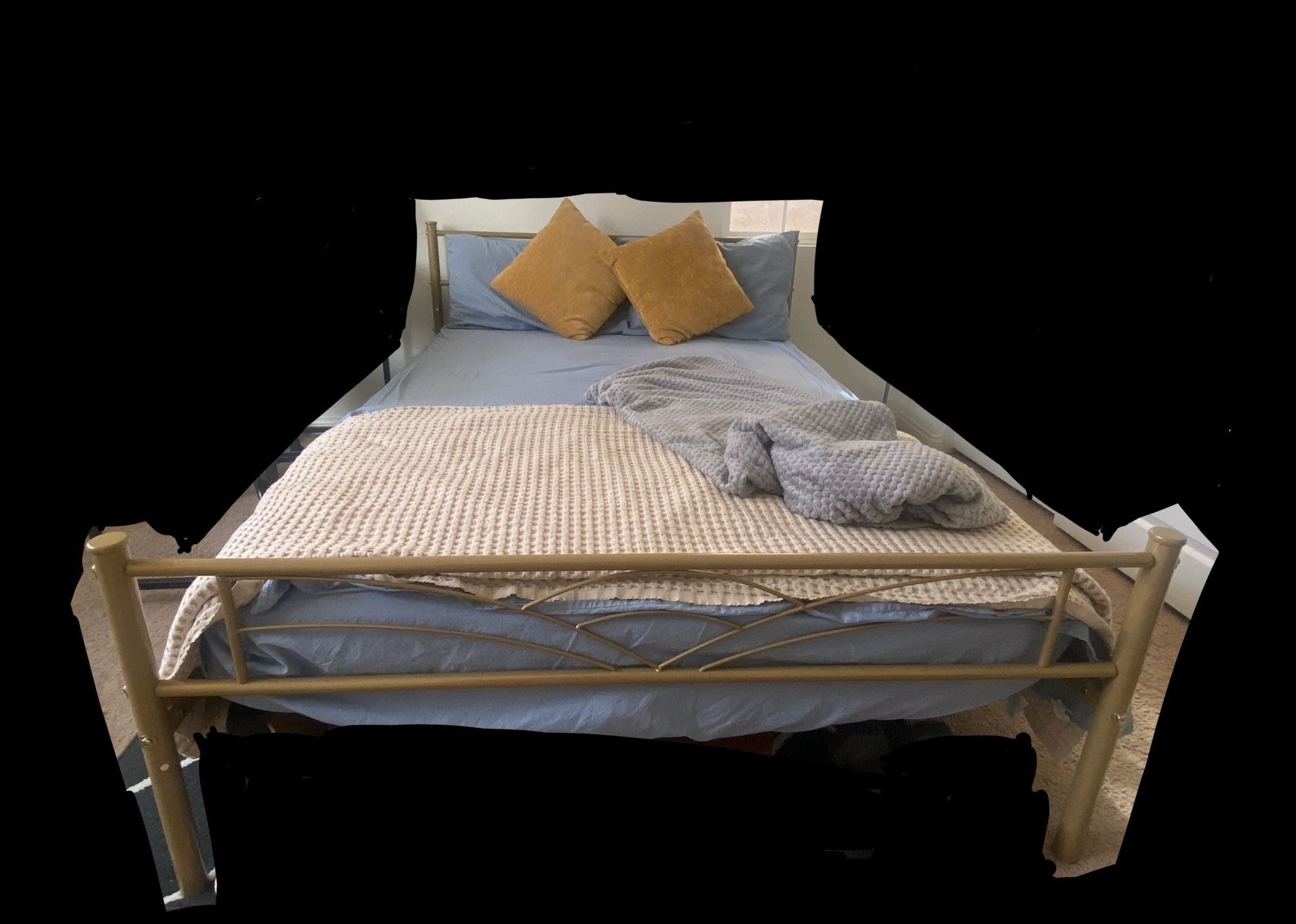 Gold Bed Frame for Full Mattress
