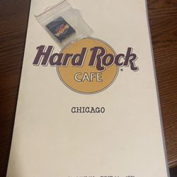 Vintage Hard Rock Menu & Matches