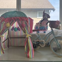 Doll Beach Tent And Bicycle