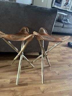 Vintage Hand Tooled Harley Davidson Hi