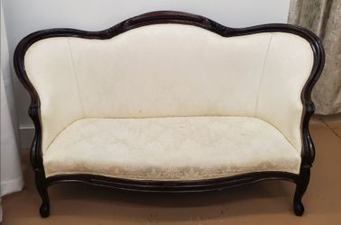 Antique Victorian Settee Loveseat