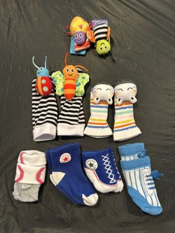 Infant Socks/ Rattles