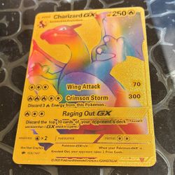 Pokémon Rainbow Charizard Gx