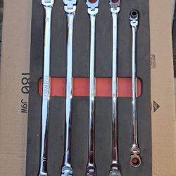 E-z Red Extra Long Metric Locking Wrench Set Firm 