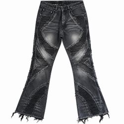 Dark Grey Denim Jeans