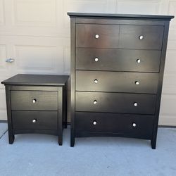 Dresser & (1) Night Stand