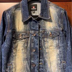 South Pole Premium Classic Stone Washed Denim Jacket Great Fitting Sportswear!