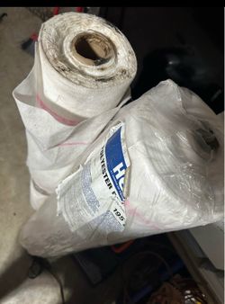 Roofing 195 polyester white fabric