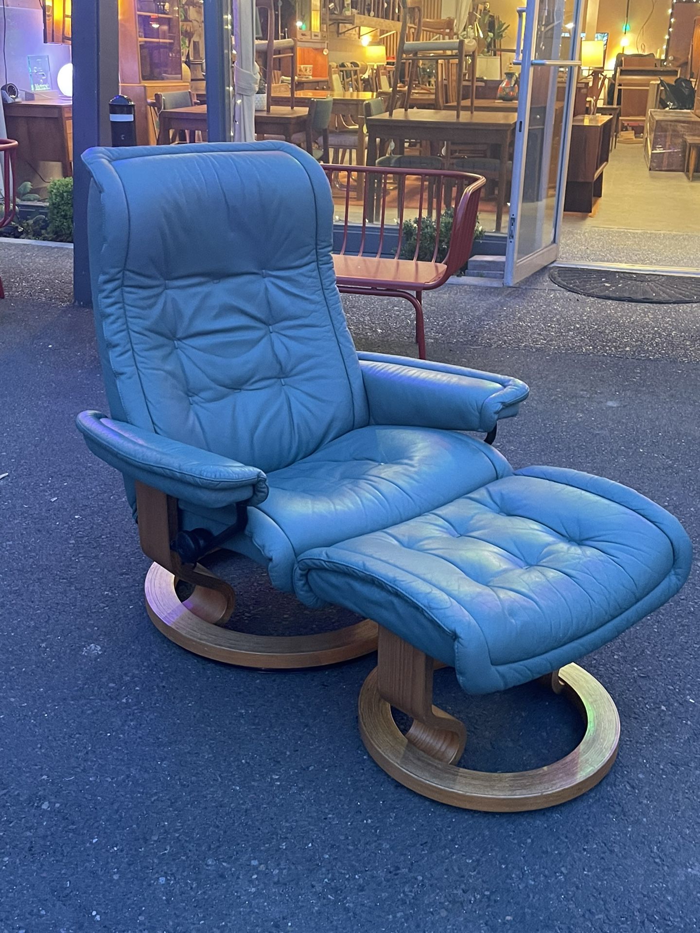 Ekornes Stressless Recliner and Footstool - *SOLD*
